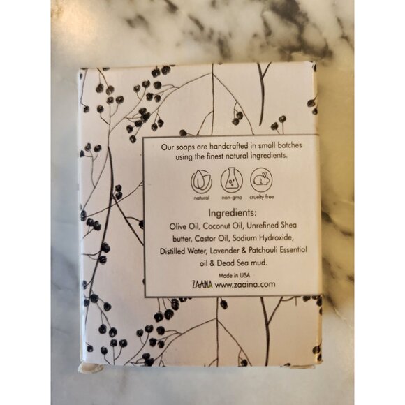 Zaaina Natural Handcrafted Face & Body Soap Bar Dead Sea Mud 1.2 Oz - Picture 2 of 4